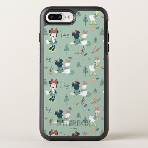 Minnie Mouse  Daisy Duck  Lets Get Away Pattern OtterBox Symmetry iPhone 8 Plus7 Plus Case