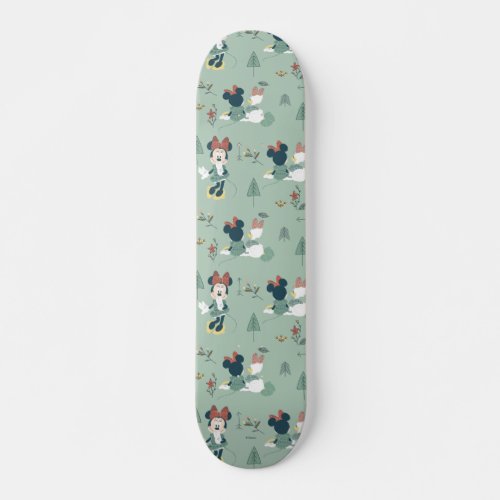 Minnie Mouse  Daisy Duck  Lets Get Away Pattern Skateboard Deck