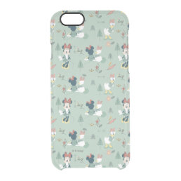 Minnie Mouse &amp; Daisy Duck | Let&#39;s Get Away Pattern Clear iPhone 6/6S Case