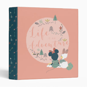Minnie Mouse & Daisy Duck Life is an Adventure 3 Ring Binder