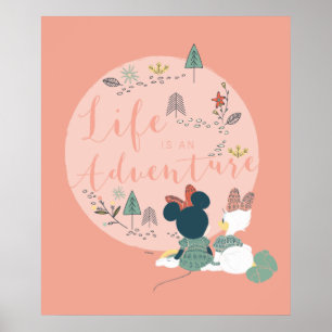 Minnie Mouse & Daisy Duck   Life is an Adventure Poster