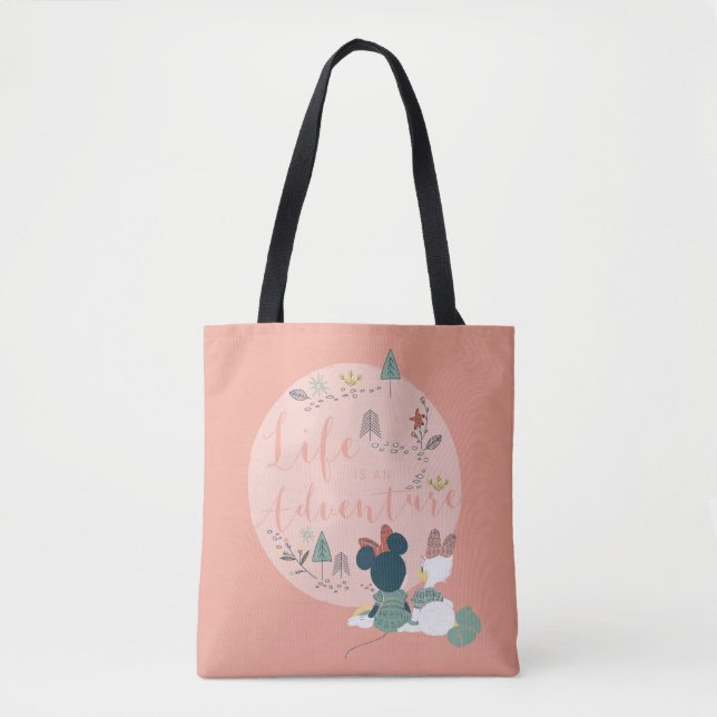 Minnie Mouse & Daisy Duck | Life is an Adventure Tote Bag (Front)