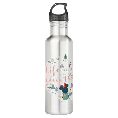 Minnie Mouse  Daisy Duck  Life is an Adventure Water Bottle