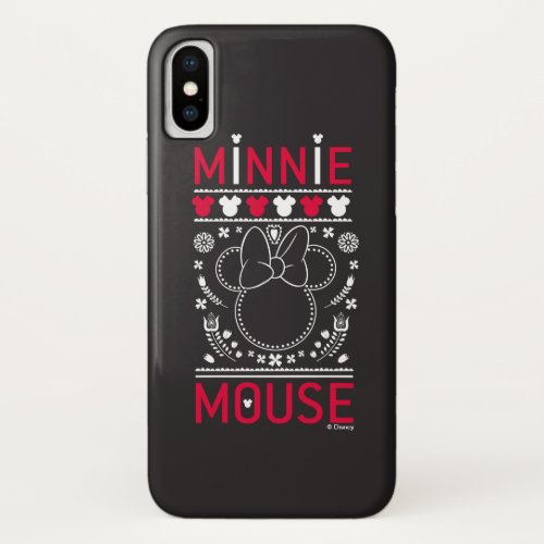 Minnie Mouse  Decoration Pattern iPhone X Case