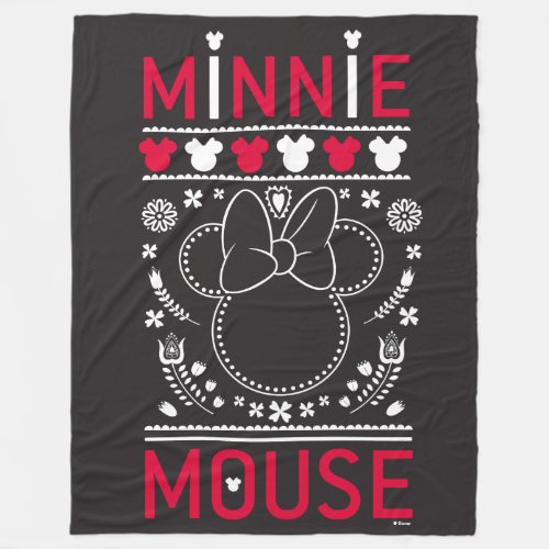 Minnie Mouse  Decoration Pattern Fleece Blanket