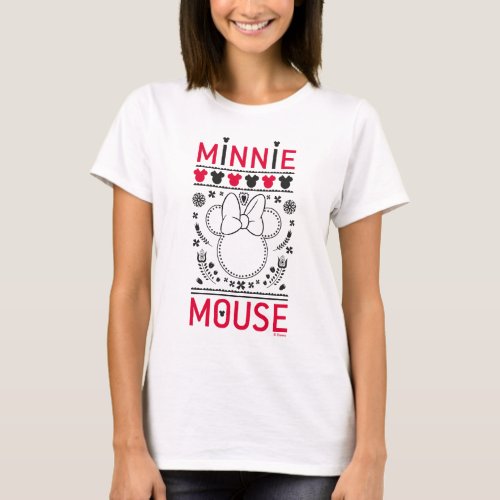 Minnie Mouse  Decoration Pattern T_Shirt