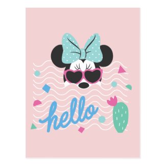 Minnie Mouse Desert Waves - Hello Postcard
