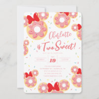 Minnie Mouse | Donut Two Sweet - 2nd Birthday