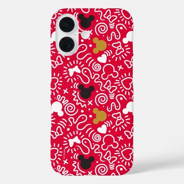 Minnie Mouse | Doodle Pattern Case-Mate iPhone Case (Back)