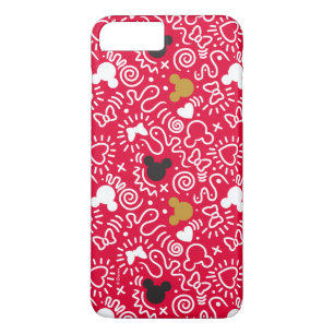 Minnie Mouse Doodle Pattern iPhone 8 Plus/7 Plus Case