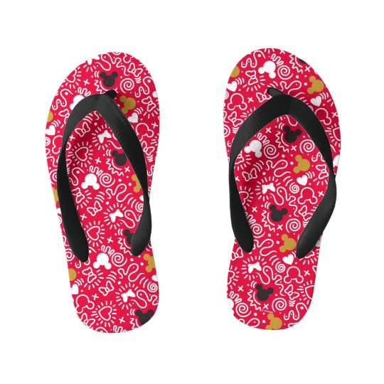 flip flops minnie mouse