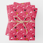 Minnie Mouse | Doodle Pattern Wrapping Paper Sheets