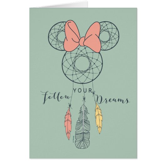 Minnie Mouse Dream Catcher | Follow Your Dreams (Front)