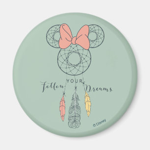 Minnie Mouse Dream Catcher Follow Your Dreams Magnet