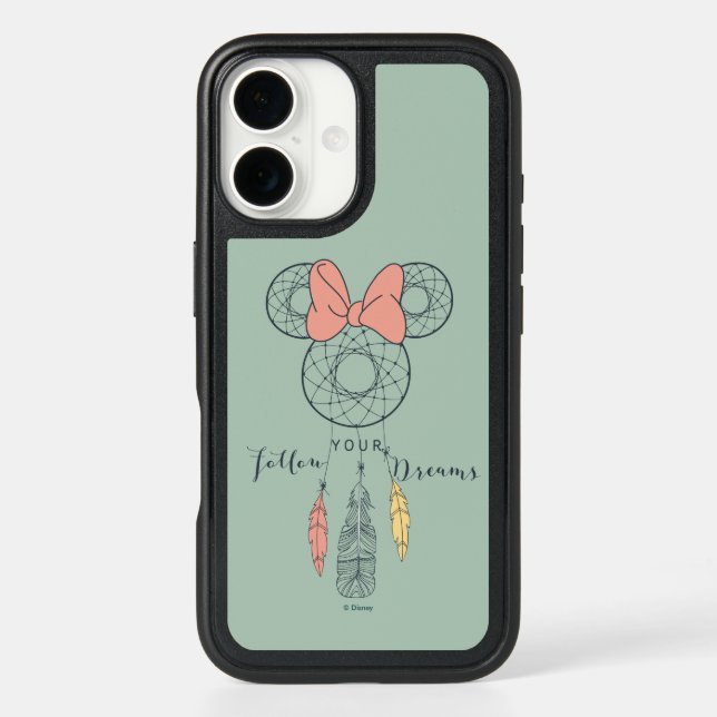 Minnie Mouse Dream Catcher | Follow Your Dreams Otterbox iPhone Case (Back)