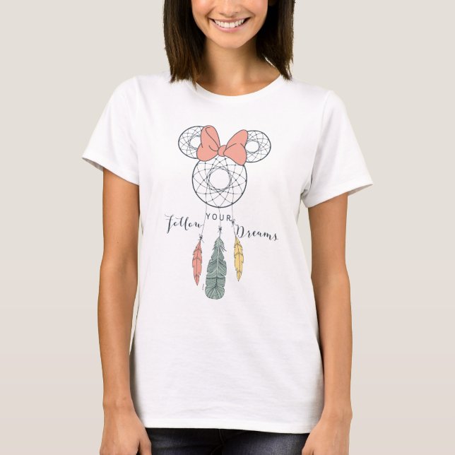 Minnie Mouse Dream Catcher | Follow Your Dreams T-Shirt (Front)