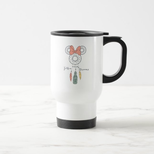 Minnie Mouse Dream Catcher | Follow Your Dreams Travel Mug (Right)