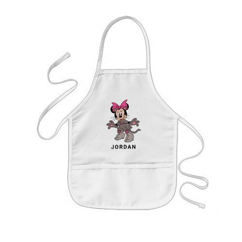 Minnie Mouse Dressed as Cute Cat Kids Apron