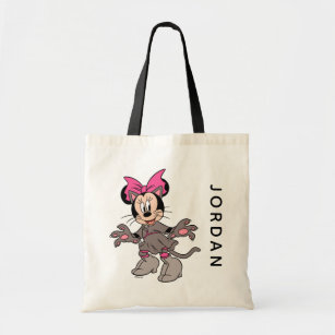 Minnie Mouse Dressed as Cute Cat Tote Bag