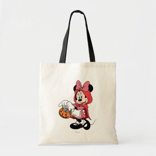 Minnie Mouse Dressed as Little Red Riding Hood Tote Bag