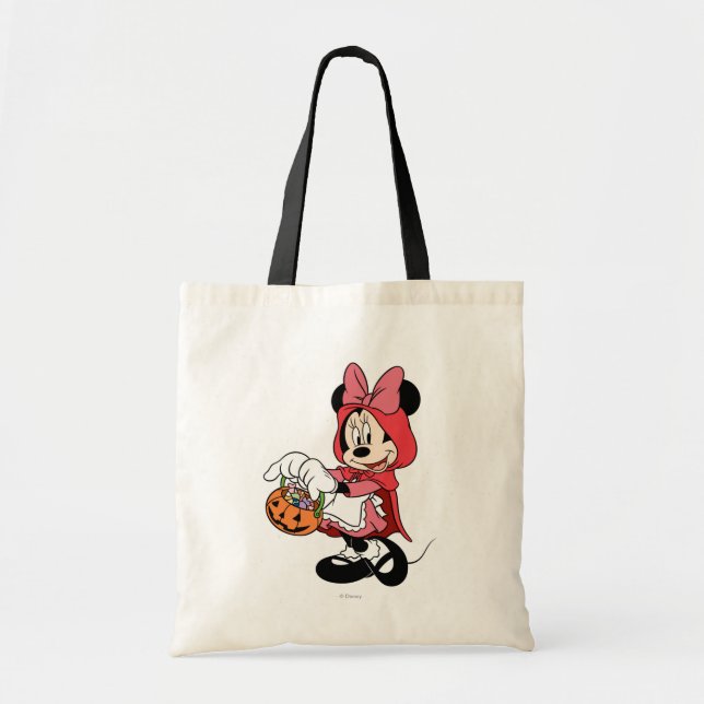 Minnie Mouse Dressed as Little Red Riding Hood Tote Bag (Front)