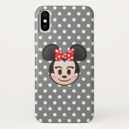 Minnie Mouse Emoji iPhone X Case