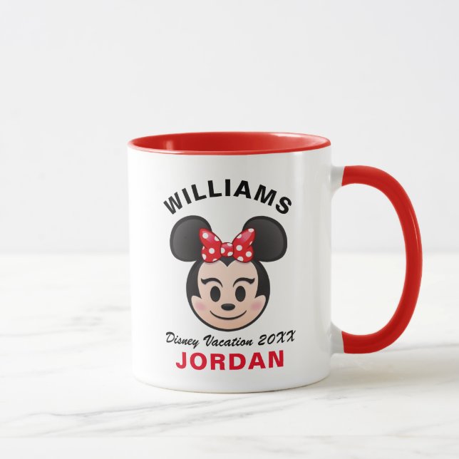 Minnie Mouse Emoji - Family Vacation Mug (Right)