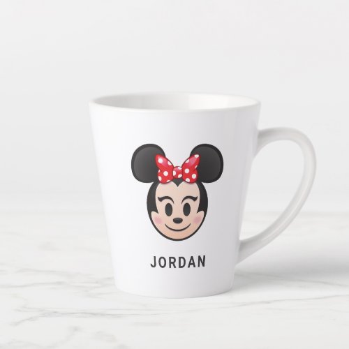 Minnie Mouse Emoji Latte Mug