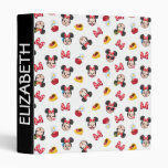 Minnie Mouse Emoji Pattern Binder