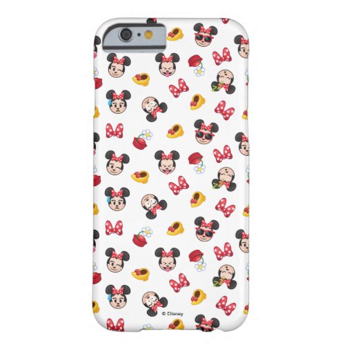 Minnie Mouse Emoji Pattern Barely There iPhone 6 Case