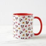 Minnie Mouse Emoji Pattern Mug
