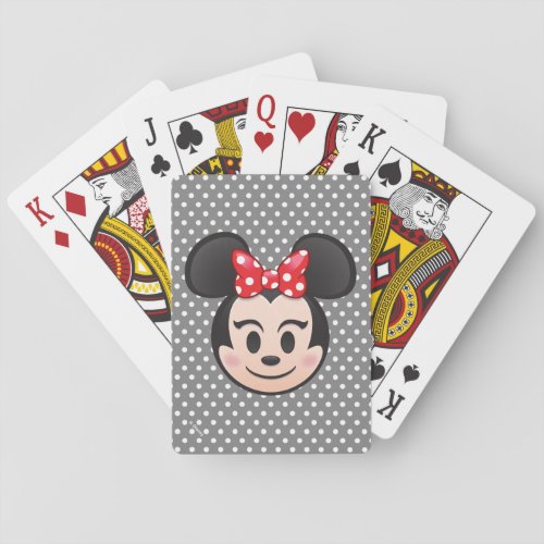 Minnie Mouse Emoji Playing Cards