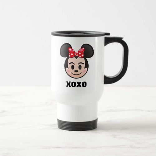 Minnie Mouse Emoji Travel Mug