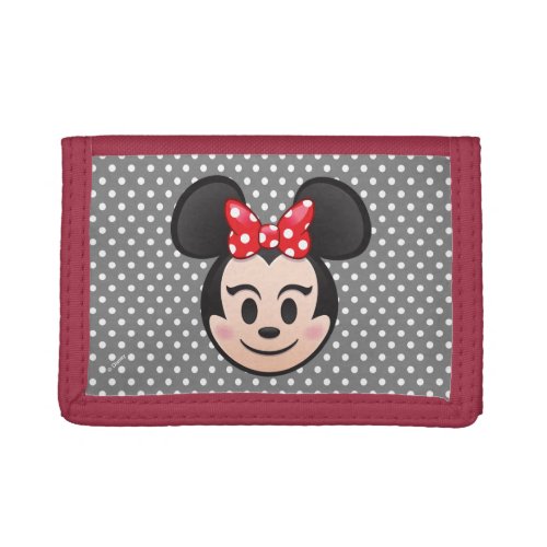 Minnie Mouse Emoji Trifold Wallet