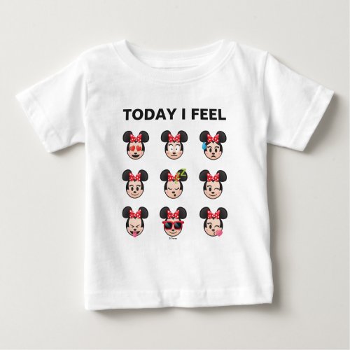 Minnie Mouse Emojis  Today I Feel Baby T_Shirt