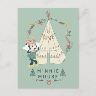 Minnie Mouse Festival Fun Postcard