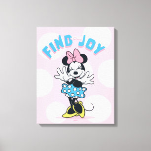 Minnie Mouse Find Your Joy Canvas Print