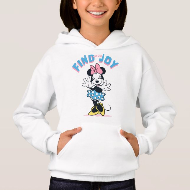 Minnie Mouse Find Your Joy Hoodie (Front)