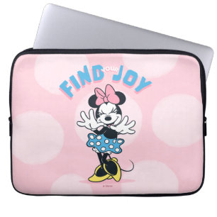 Minnie Mouse Find Your Joy Laptop Sleeve