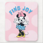 Minnie Mouse Find Your Joy Pad<br><div class="desc">Full of happiness and classic Disney charm, this uplifting Minnie Mouse artwork celebrates positivity with playful polka dots, bright colors, and an encouraging message. Minnie’s joyful pose and signature style make this design feel fun, empowering, and full of heart. Perfect for customizable Zazzle products like apparel, tote bags, wall art,...</div>