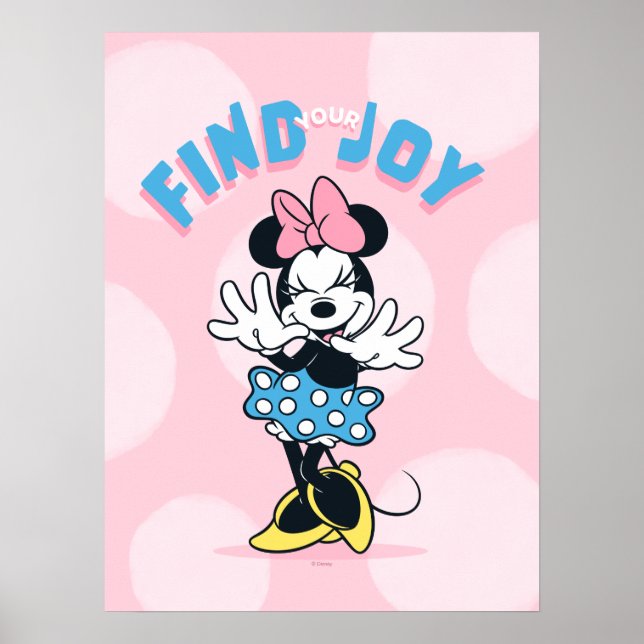 Minnie Mouse Find Your Joy Poster (Front)