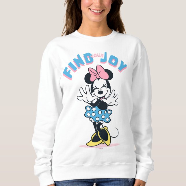 Minnie Mouse Find Your Joy Sweatshirt (Front)