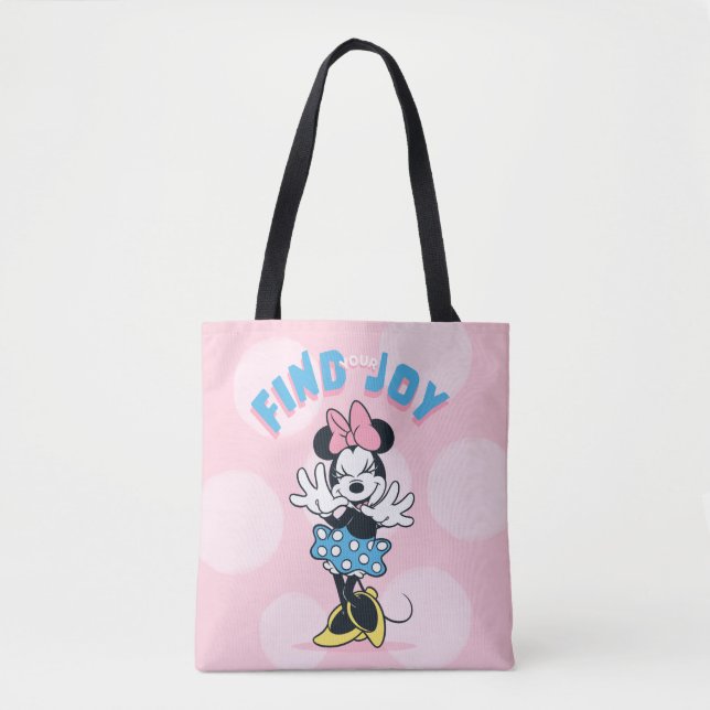 Minnie Mouse Find Your Joy Tote Bag (Front)