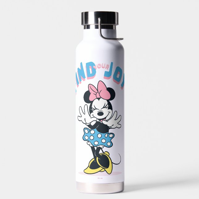 Minnie Mouse Find Your Joy Water Bottle (Left)