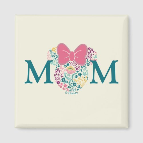 Minnie Mouse Floral Icon _ Happy Mothers Day Magnet