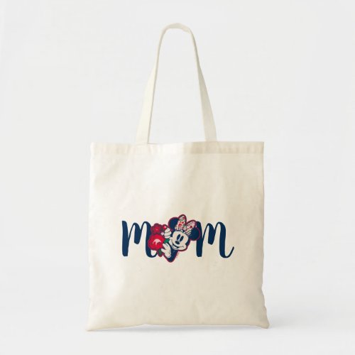 Minnie Mouse Floral Pattern _ Happy Mothers Day Tote Bag