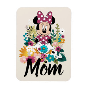 Minnie Mouse - Flowers for Mom Magnet