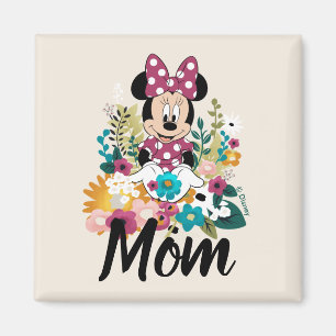 Minnie Mouse - Flowers for Mom Magnet