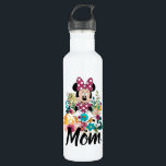 Minnie Mouse - Flowers for Mom Stainless Steel Water Bottle<br><div class="desc">Minnie Mouse Mother's Day | Celebrate Mother's Day with Minnie Mouse in a field of flowers!</div>