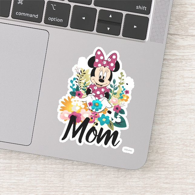 Minnie Mouse - Flowers for Mom Sticker (Detail)